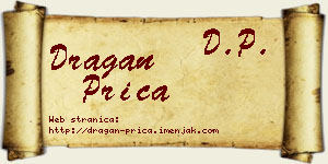 Dragan Prica vizit kartica